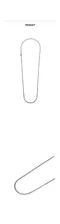【22FW】Scaletto Black 簡約鏈環項鍊