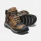 (男)【KEEN】Ridge Flex Waterproof Boot 高筒越野鞋-咖棕/黑 1025666