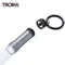 德TROIKA鋁合金COB-LED小手電筒HUT AB!附登山扣式鑰匙圈TOR38/TI便攜手電筒小型隨身手電筒