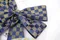 經典棋盤蝴蝶結 (Classic Checkerboard Bow)｜紳士藍｜典雅灰｜頭飾｜裝飾｜緞帶用途｜萬聖節｜典雅｜格子