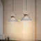 【鹿屋燈飾】DHJ-111-1 簡約灰多層透光吊燈｜LED 7W 三色光｜LED吊燈 餐廳吊燈 中島吊燈 客廳吊燈