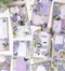 【便籤包】蝴蝶信件素材包清新復古植物花卉diy手帳裝飾背景打底紙