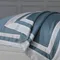 300織紗100%萊賽爾纖維-天絲薄被套床包組(深灰藍-雙人)