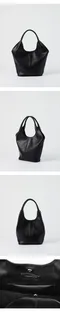 韓國設計師品牌Yeomim－mini vase bag (black)：小款花瓶手提包 黑色