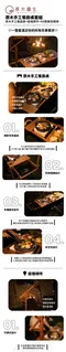 ✨限量［原木圓生］手工餐廚桌套組 | 原木手工餐廚桌+掛燈桿件+N9燈專用燈頭 (套組不參與紅利回饋)