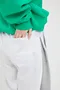 【23SS】韓國 側扣拼色造型縮口長褲