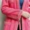 CHANEL Vintage | 桃粉色四口袋毛呢罩衫外套