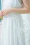 白色細肩設計 裙擺繫繩鏤空繡花洋裝_(S~Ｌ)