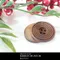 A1262 年輪木造型圓鈕扣配件 2入/組  (Button Décor)