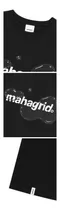 【23SS】mahagrid 水波LOGO短袖上衣 (黑)