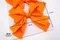 柑橘樂園蝴蝶結(K1750-361/Citrus Garden Bow) ｜格子｜橘色｜手作｜布置｜春天｜緞帶用途｜髮飾｜萬聖節