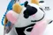 4吋小吊飾-乳牛｜背包掛件｜鑰匙圈｜小娃娃｜絨毛娃娃｜動物造型｜3D預覽