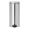 【缺貨】BRABANTIA PEDAL BIN NEWICO 霧面鋼 時尚腳踏式垃圾桶 30L #114380