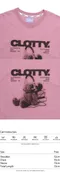 【22SS】 Clotty 耳機熊熊logo短袖tee（粉紅）