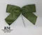 BW015軍綠絲綢緞面蝴蝶結(BW015-Army green silk satin bow)