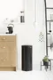 【缺貨】BRABANTIA PEDAL BIN NEWICO 霧面黑 時尚腳踏式垃圾桶 30L #114540