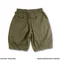 REPUTATION WASHED COCOON SHORTS / D - SHORTS.SS - 水洗繭型短褲 / 綠