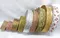 【整箱販售】聖誕織帶63MM(2-1/2英吋寬、含鐵絲)/白色/麋鹿/金色/英文字/紅漿果/特惠價/斑馬紋/銀色