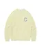 【24FW】Covernat 拚色LOGO針織上衣(黃)