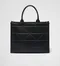 PRADA Large leather handbag with topstitching