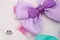 夢幻奇境蝴蝶結 (Fantasy Wonderland Bow)｜湖水綠｜蕾絲｜藍色｜裝飾｜緞帶用途｜春天｜髮飾DIY