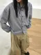 【26FW】韓國 細密格紋短版長袖襯衫(3色)