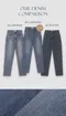 Slowand made－中藍小直筒牛仔褲：4size（有加長版本）
