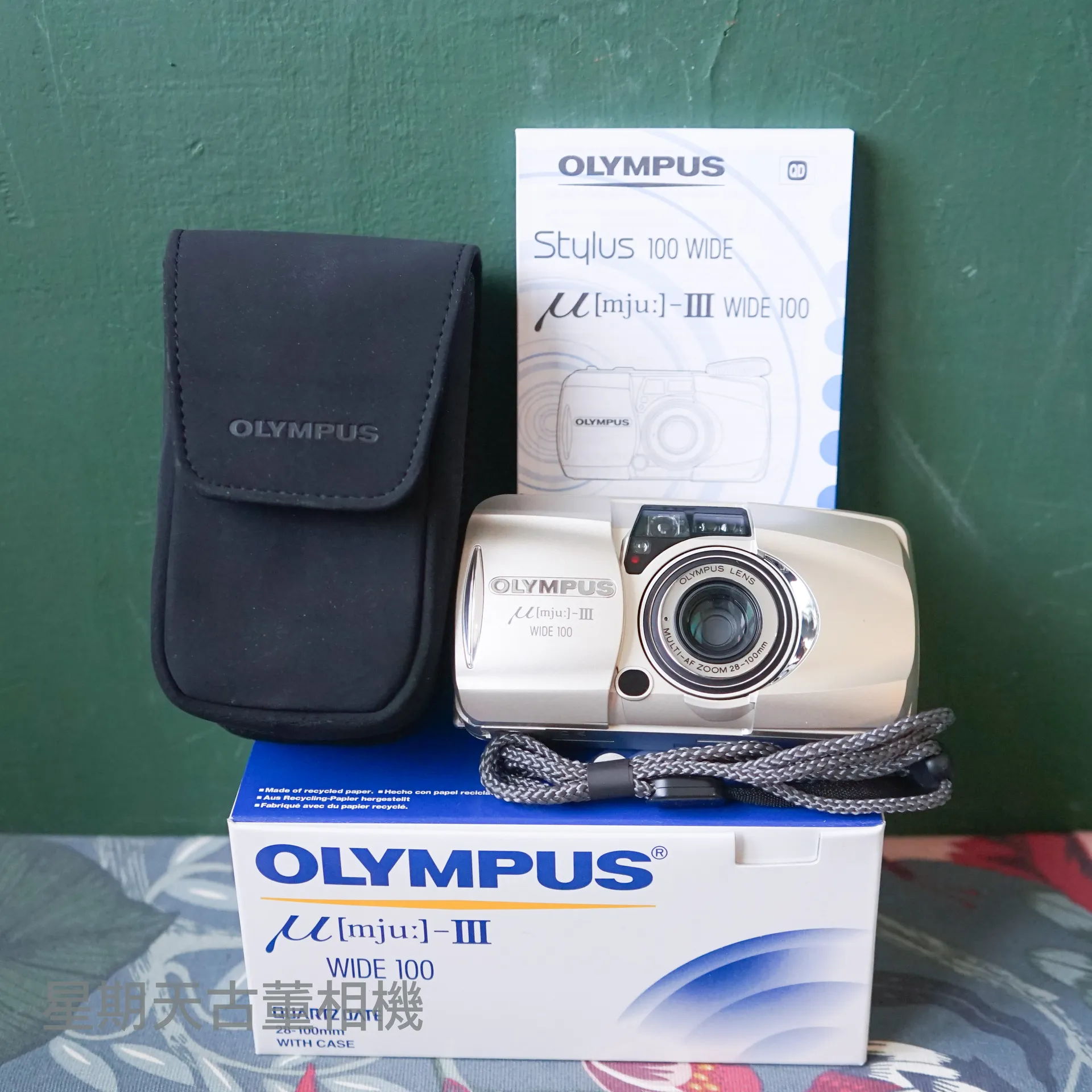 MINT【動作確認ＯＫ】OLYMPUS　μ-Ⅲ WIDE100 ミュー　mju 動作確認OK】OLYMPUS μ-Ⅲ WIDE 100 ミュー mju