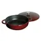 【缺貨】Staub 圓形鑄鐵鍋  28cm 3.7L 櫻桃紅