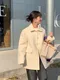 LINENNE－boucle half coat (2color)