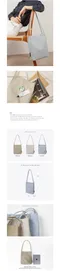 ithinkso－SLIM NEAT BAG長方型肩背包！尼龍面料 4color