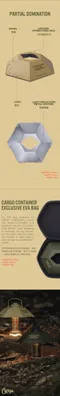 沙色【CARGO】 工業風LED燈專用燈罩