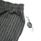 COOKMAN Chef Pants Wool mix Stripe Gray 231-93879