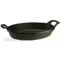 【缺貨】Staub 橢圓形雙耳鑄鐵橢圓烤盤 黑色 24cm #40509-393