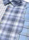 【22SS】 Ajobyajo 拼接格紋造型襯衫（藍）