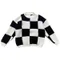 SP02568 男女童棋盤格毛衣