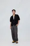 【26SS】韓國 金屬扣環打褶西裝寬褲(2色)