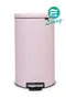【缺貨】BRABANTIA PEDAL BIN 粉紅色 時尚腳踏式垃圾桶 30L #103988