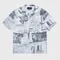 【22SS】 mahagrid Downtown造型短袖襯衫（灰）