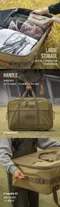 [ KZM ] 工業風裝備收納袋70L｜K22T3B04