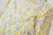 浪漫花卉 V領荷葉排釦細褶洋裝＿（2色：黃紫花）