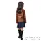 INTIMATUS IW1805 女童雙拉鍊造型皮衣  Brown