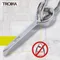 德國設計獎TROIKA鑰匙圈SPLIT IT輕鬆拆裝更換鑰匙環KR18-14/CH鑰匙扣環不用指甲撬開防受傷工具