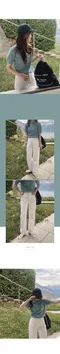 Slowand  made－Today Summer夏日白色修身直筒褲：4 size（有長短版本）