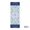 日本瑜珈墊(3mm)MINI款-藍色花紋