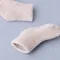 日本Fog Linen｜嬰兒棉絨襪（粉紅）