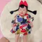 歐美花花小洋裝