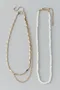 【🇯🇵日選物】GOLDY｜pearl x asymmetrical chain layered necklace