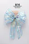 折射的玻璃蝴蝶結(PF111W-7/Refraction Glass Butterfly Bow) ｜手作｜布置｜藍色｜緞帶用途