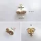 A1537-1 聖誕白鈴鐺水鑽吊飾配件(三入)  (Bell Pendant Décor)
